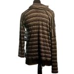 White House | Black Market  striped cowl neck long sleeve‎ top women’s medium Photo 2