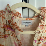 Olivia James The Label Delia Dress Escape Tawny Maxi Orange Size XS Photo 3