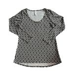 LuLaRoe Womens Black White Geometric Diamond Dots T-Shirt Modern Casual Size S Photo 1