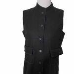 Harvé Benard Harve Benard By Benard Holtzman Black Button down Wool Tunic Dress Size 4 Photo 1