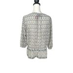 Preswick & Moore  Blue 3/4 sleeve top Large Photo 2