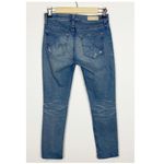 AG Adriano Goldschmied Prima Cigarette Crop Denim Jeans Distressed Size 24 Photo 1