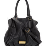Marc by Marc Jacobs  Black Leather Slouchy Shoulder Tote Bag Large EUC Long Strap Photo 0