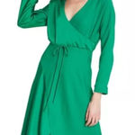 Cushnie x Target Emerald Green Midi Dress Women’s Size 2 Long Sleeve Photo 0