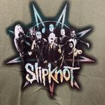 Slipknot Band Group Portrait Star Crest Green T-Shirt Large Photo 1
