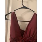 Kona Sol  Women's SwimSuit Full Coverage Size Medium Burgundy Photo 1