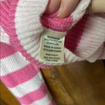 Sincerely Jules Pink Striped Crew Neck Sweater Photo 3