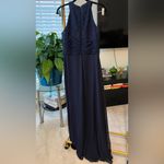 Eliza J prom dress size 6 Navy blue beaded Photo 1