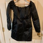 Pretty Little Thing NWT Satin Corset Bardot Bodycon Dress Photo 4