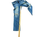 Stella Laguna Beach  Women's Blue Five Pocket Style Distressed Jean size 3 Photo 3