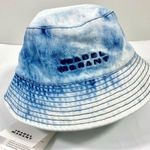 Isabel Marant Giorgia Embroidered Acid Wash Denim Bucket Hat Tie Dye NWT 58 cm L Photo 9