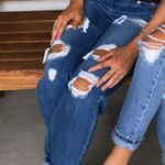 Forever 21 Medium wash distressed jeans Photo 2