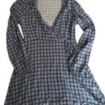 LA Hearts  Blue and White Plaid Dress Photo 0