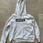 Levi's  White‎ Hoodie size S Photo 0