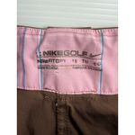Nike Golf Womens Brown Capri Crop Pants Drawstring Hem Athletic Size‎ 16 Size 16P Photo 4