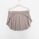 Free People Movement Womens Skort Size L Taupe Active Tenniscore Golf Sporty Photo 3