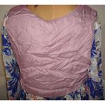 Free People New S Womens NWT Alice Vested Dress Floral Ivory Combo $148 Purple Photo 4