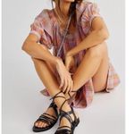 Free People  Willow Wrap Gladiator Leather Sandals Bone Size 36 5 5.5 6 Bohemian Photo 1