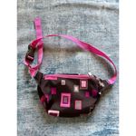 Jansport  Pink Brown Geometric Print Fanny Pack Belt Bag Photo 1