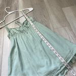 Princess Polly  Dress linen empress of love mini womens Green (size 2) coquette Photo 5