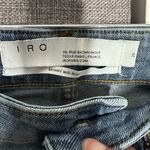 IRO  Skinny Mid Rise Jeans Raw Hem Size 26 Photo 3