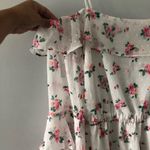Topshop  Floral Ruffle Long Sleeve Open Back Spring Romper Photo 4
