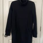 Athleta  Cozy Karma Funnel Neck Dress Small NWOT Black Photo 0