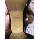 Chelsea and Violet Black Patent Leather Platform Heels Ankle Strap Chunky Size 9 Photo 6