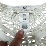 La Blanca NWT  Ivory White Crochet Dress Coverup Tunic Medium Photo 5