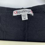 P.J. Salvage BLACK WITH LACE 1/2 SLEEVE STRETCH TOP MEDIUM Photo 2