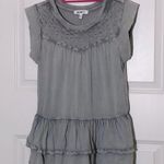 William Rast  Gray Peplum Ruffle Top Photo 1