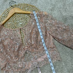 Victoria's Secret NWT Victoria’s Secret Dream Angels Allure Shimmer Long Sleeve Bra Top Lace XL Photo 14