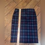 Le chateau  Plaid Blazer - Black Burgundy plaid suit jacket w/ skirt NWT medium Photo 2