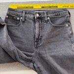 Madewell The Perfect Vintage Straight Leg Black Wash Jeans in Lunar Wash Size 26 Photo 11