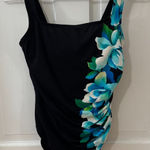 MiracleSuit  Mastectomy Hanging Garden Sideswipe Underwire‎ Blue Medium 6/8? Photo 0