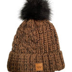 Panache Women's  Brown Beanie with Pom Pom Photo 0