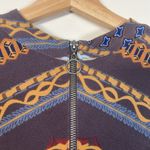 Free People  Stella Retro Mod Multicolor Earth-tone Fall Mini Dress Size S Small‎ Photo 6