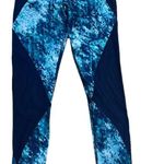 Pink Lotus  Exercise Leggings Midnight Run in Crystal Blue Womens Size XS Photo 1