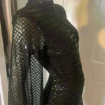 Miss ORD Plus Mermaid Black Sequin Evening Dress Size Large Photo 9