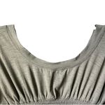 Free People Movement FP Movement by Free People Olive Green Smocked Crop Top Photo 3