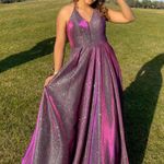 JVC purple holographic dress new never worn out Photo 1