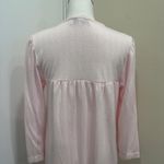 Miss Elaine Petites NWT Pastel Pink Floral Embroidered Nightgown Coquette Small Photo 6