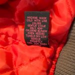 BSweet Olive Bomber Style Jacket‎ with Orange Quilted interior size Large, NWT Green Photo 5