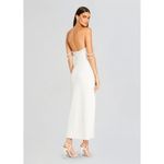 retrofete Abilene Beaded Off The Shoudler Maxi Dress White Womens Size Small Photo 2