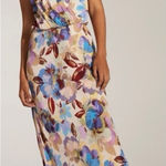 NEW Favorite Daughter The Sleeveless Nita Dress Winter Bloom SMALL Blue Photo 0