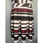 Dotted striped short sleeve dress Red Size XL Photo 3