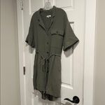 Madewell  Lightspun Belted Safari Romper Size Small Photo 2