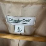 Coldwater Creek  Paisley Tapestry Jacket Size PL Zip Front Boho Fall Layering Photo 3