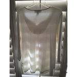 Karen Scott Size XL Embellished V-neck White Long Steeve Casual Top Photo 4