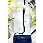 Kate Spade  Jackson Street Pebbled Leather Top Zip Crossbody Hand Bag Sapphire Photo 3